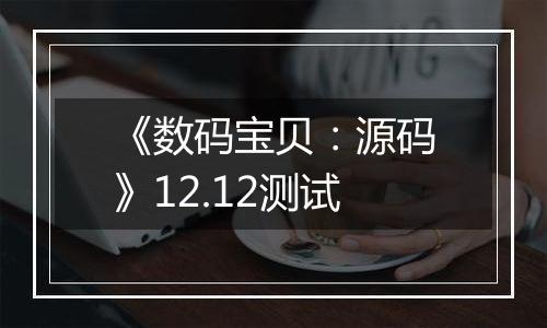 《数码宝贝：源码》12.12测试