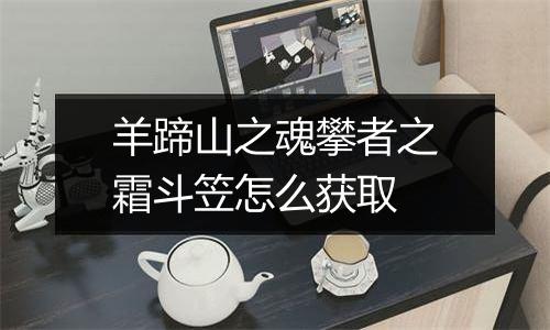 羊蹄山之魂攀者之霜斗笠怎么获取