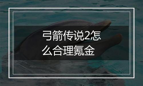 弓箭传说2怎么合理氪金