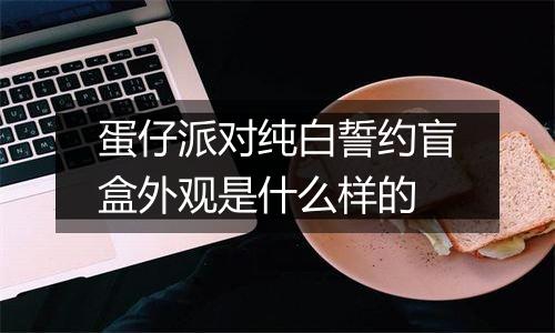 蛋仔派对纯白誓约盲盒外观是什么样的
